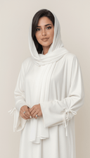 The Salsabeel Luxe Tie Sleeve Abaya - TAL by The Abaya Lab