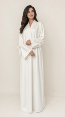 The Salsabeel Luxe Tie Sleeve Abaya - TAL by The Abaya Lab
