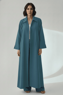 The Samaa Collared Open Abaya - TAL by The Abaya Lab