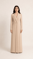 The Samah Tailored Shawl Collar Abaya - TAL by The Abaya Lab