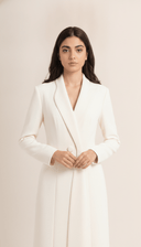 The Samah Tailored Shawl Collar Abaya - TAL by The Abaya Lab