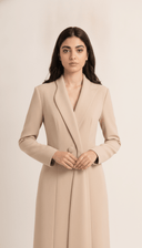 The Samah Tailored Shawl Collar Abaya - TAL by The Abaya Lab