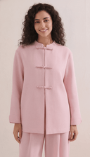 The Samirah Mandarin Collar Co-Ord Set with Braided Closures - TAL by The Abaya Lab