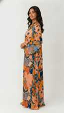 The Sana Floral Open Front Abaya - TAL by The Abaya Lab