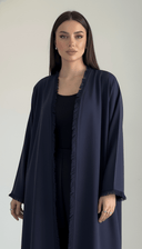 The Shadan Minimalist with Soft Fringe Detailing Abaya - TAL by The Abaya Lab