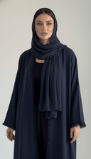 The Shadan Minimalist with Soft Fringe Detailing Abaya - TAL by The Abaya Lab