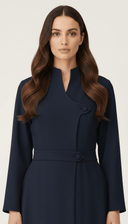 The Shaima Dual Button Front Abaya - TAL by The Abaya Lab