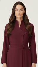The Shaima Dual Button Front Abaya - TAL by The Abaya Lab