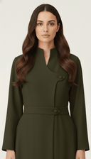The Shaima Dual Button Front Abaya - TAL by The Abaya Lab