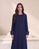 The Shaira Bow Detail Abaya with Lace Cuffs - TAL by The Abaya Lab