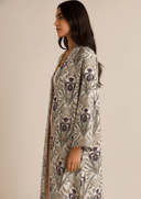 The Shamma Ivory Iris Abaya - TAL by The Abaya Lab