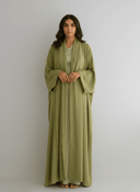 The Shamsa Fringe Cut Chiffon Abaya - TAL by The Abaya Lab