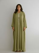 The Shamsa Fringe Cut Chiffon Abaya - TAL by The Abaya Lab
