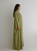 The Shamsa Fringe Cut Chiffon Abaya - TAL by The Abaya Lab