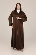 The Shamsa Palm Tree Sleeve Abaya - TAL by The Abaya Lab