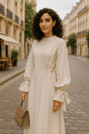 The Side Tie Dress - The Abaya Lab