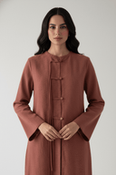 The Signature Tassel Mandarin Style Abaya - TAL by The Abaya Lab