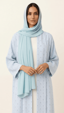 The Sireen Elegant Eyelet Abaya - TAL by The Abaya Lab