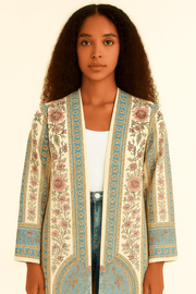 The Sophia Floral Printed Abaya - TAL by The Abaya Lab