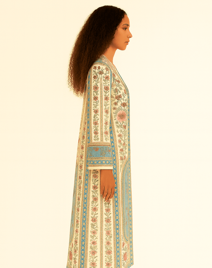 The Sophia Floral Printed Abaya - TAL by The Abaya Lab