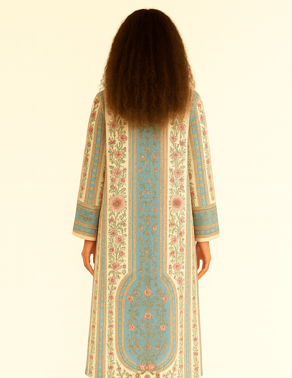 The Sophia Floral Printed Abaya - TAL by The Abaya Lab