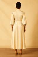 The Studio Cream Dress - The Abaya Lab