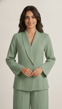 The Suha Tailored Collar Co-Ord Set - TAL by The Abaya Lab