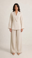 The Suha Tailored Collar Co-Ord Set - TAL by The Abaya Lab