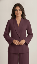 The Suha Tailored Collar Co-Ord Set - TAL by The Abaya Lab