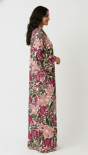 The Suhad Flora Print Open Abaya - TAL by The Abaya Lab