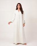 The Suhair Detailed Cuff Abaya - TAL by The Abaya Lab