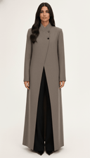 The Suhaya Tailored Cross - Over Collar Abaya - TAL by The Abaya Lab