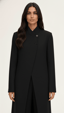 The Suhaya Tailored Cross - Over Collar Abaya - TAL by The Abaya Lab