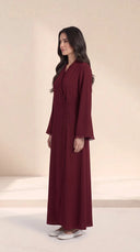 The Sumaya Classic Fringe Edge Abaya - TAL by The Abaya Lab