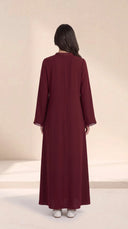 The Sumaya Classic Fringe Edge Abaya - TAL by The Abaya Lab