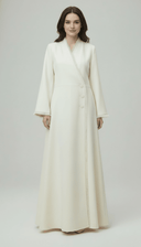 The Sumaya Classic Fringe Edge Abaya - TAL by The Abaya Lab