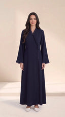 The Sumaya Classic Fringe Edge Abaya - TAL by The Abaya Lab