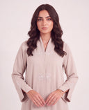 The Tahira Loop Embroidered Abaya with Split Cuffs - TAL by The Abaya Lab