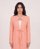 The Tala Tie-Front Panel Abaya - TAL by The Abaya Lab