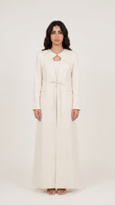 The Tala Tie-Front Panel Abaya - TAL by The Abaya Lab