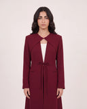 The Tala Tie-Front Panel Abaya - TAL by The Abaya Lab