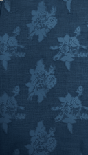 The Taleen Floral Navy Abaya - TAL by The Abaya Lab