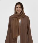 The Thuraya Piped open Abaya - TAL by The Abaya Lab
