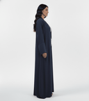 The Thuraya Piped open Abaya - TAL by The Abaya Lab