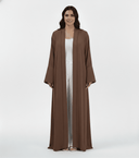 The Thuraya Piped open Abaya - TAL by The Abaya Lab