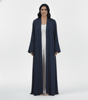 The Thuraya Piped open Abaya - TAL by The Abaya Lab