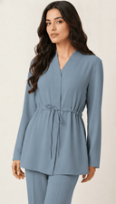 The Wajiha Drawstring Waist Co-Ord Set - TAL by The Abaya Lab