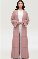 The Wardah Blush Rose Flow Abaya - TAL by The Abaya Lab
