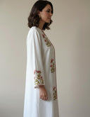 The Wardah Embroidered Floral Front - Close Abaya - TAL by The Abaya Lab