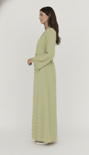 The Wardah Floral Lace Wrap Abaya - TAL by The Abaya Lab